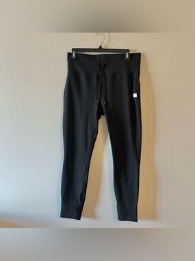 Vuori Daily Leggings High Rise Tie Waist Black XL VW323 7/8 Ankle